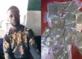 Man Arrested with 16 Packets of Suspected Kush at Mile 38 