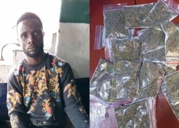 Man Arrested with 16 Packets of Suspected Kush at Mile 38