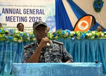 IGP Sellu Delivers Goodwill Message at SLAJ AGM in Makeni
