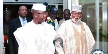 President Bio Arrives In Nigeria As Guest Of Honour At Tribute Event For Former Head Of State