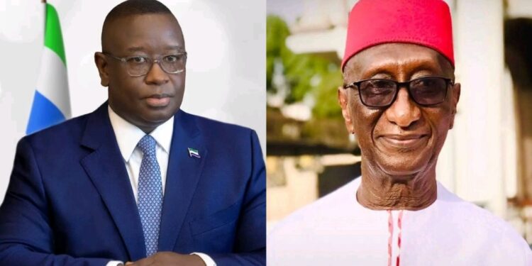 President Bio Mourns Passing of APC National Chairman Alhaji Minkailu Mansaray