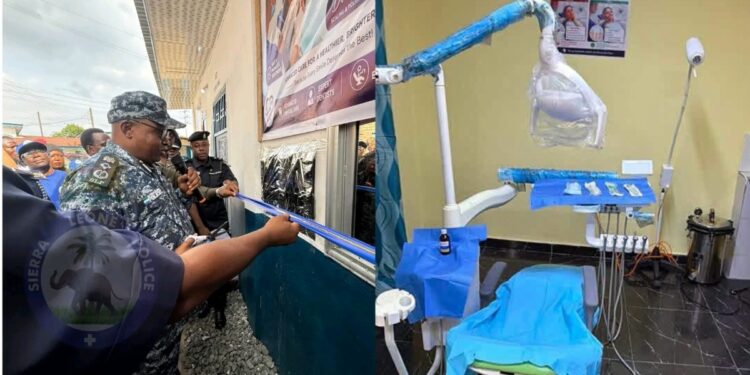 Sierra Leone Police Launches Modern Blood Bank and Dental Clinic for Personnel