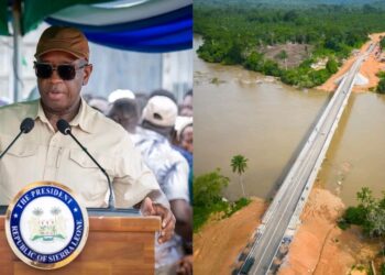 President Bio Commissions Manowa River Bridge in Kailahun