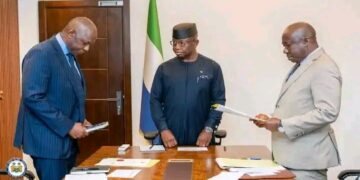 President Bio Presides Over Oath-Taking Ceremony of Newly Appointed Solicitor-General