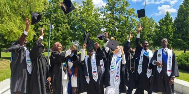 Sierra Leone Celebrates 25 Graduates from Russian Universities, including 10 medical doctors 
