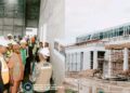 President Bio Inspects Ongoing Construction of ECOWAS International Conference Centre in Lungi