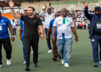 New Leone Stars Coach Presented to Fans at Southern Arenaย