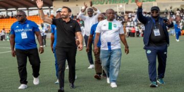 New Leone Stars Coach Presented to Fans at Southern Arenaย