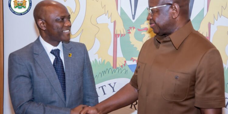 President Bio Meets First Bank Group CEO to Advance Infrastructure and Development Financing