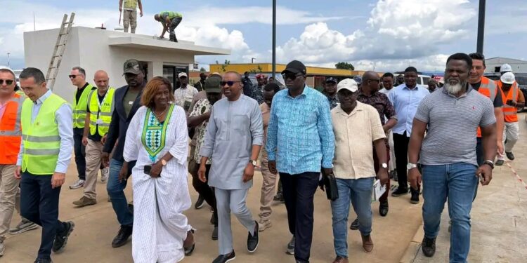 Vice President Juldeh Jalloh Inspects Newly Built Julius Maada Bio International Conference Centre ahead of ECOWAS Summit