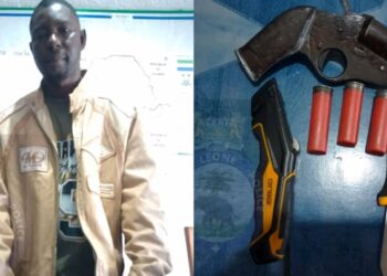 Suspected Armed Robber Arrested at Bo Checkpoint, Firearm and Ammunition Recovered