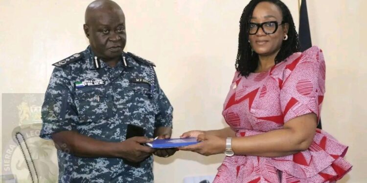 INTERPOL Regional Specialist Engages IGP Sellu