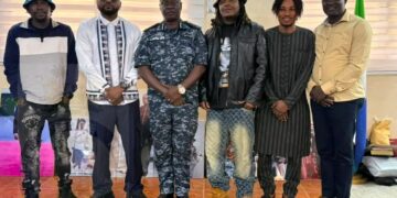 Artists for Peace Engages IGP Sellu to Promote Non-Violence Ahead of Upcoming Elections