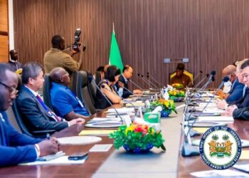 President Bio Hosts Mining CEOs at State House 