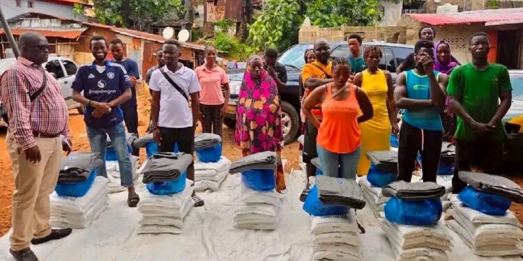 Freetown City Council Delivers Relief to Congo Town Fire Victims