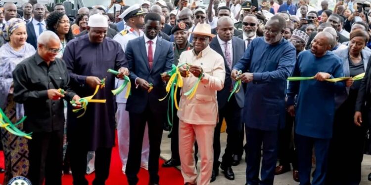 President Bio Commissions ECOWAS Logistics Depot in Lungi