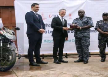 Turkish Government Boosts Sierra Leone Police with 10 Motorbikes  