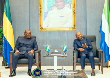 Vice President Juldeh Jalloh Receives Gabonese President for Landmark Three-Day State Visit