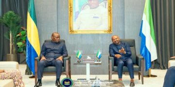 Vice President Juldeh Jalloh Receives Gabonese President for Landmark Three-Day State Visit
