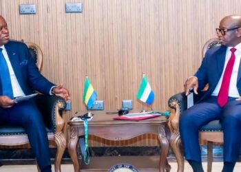 President Bio Hosts Gabonese President at State House for High-Level Bilateral Talks