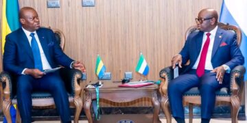President Bio Hosts Gabonese President at State House for High-Level Bilateral Talks