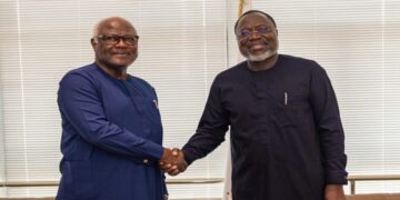Former President Koroma Engages ECOWAS Commission President in Abuja