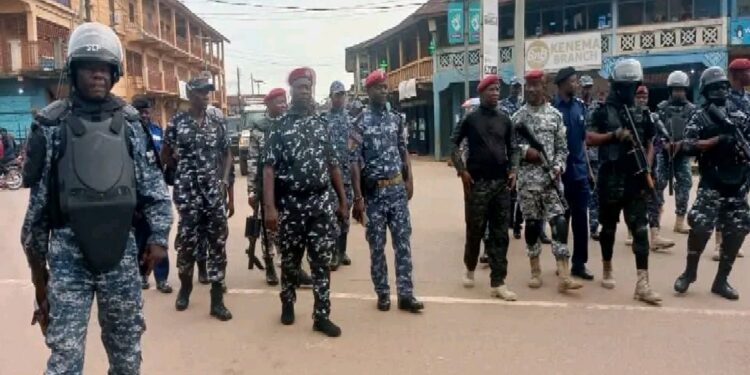 Kenema Police Intensifies Visibility Patrols to Strengthen Public Safety and Security