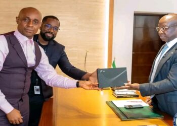 President Bio Receives First Flot Ultra Black Card at State House