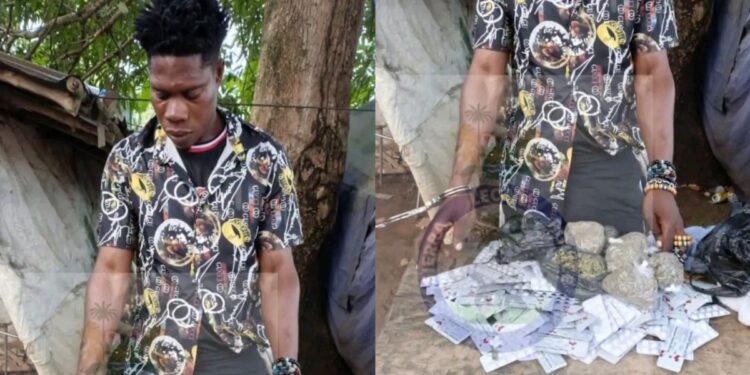 Man Arrested With Suspected Kush at Maforki Checkpoint