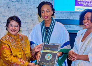 First Lady Fatima Bio Honoured As Iconic Woman Of The Year At UNGA81 Powerlist In New York