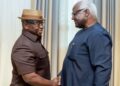 President Bio Receives Former President Koroma at State House