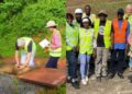 World Bank Team Assesses Proposed 60 Million Litre Raw Water Storage Facility at Angola Town