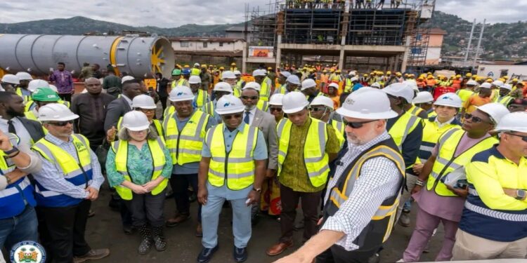 President Bio Inspects $418M Nant Power Project Site at Kissy