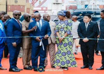President Bio Commissions Sierra Leone Ocean Shipping Company at Queen Elizabeth II Quay