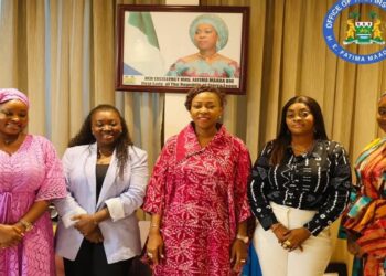 First Lady Fatima Bio Hails Newly Elected SLBA President Martina Egbenda