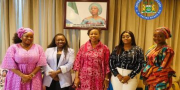 First Lady Fatima Bio Hails Newly Elected SLBA President Martina Egbenda