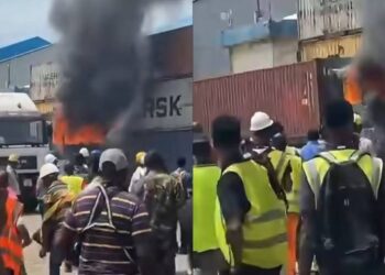 Container Catches Fire at Queen Elizabeth II Quay ‘Water Quay’