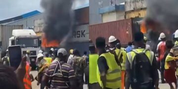 Container Catches Fire at Queen Elizabeth II Quay ‘Water Quay’