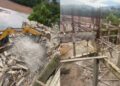 Authorities Demolish Illegal Structure at Orugu Bridge